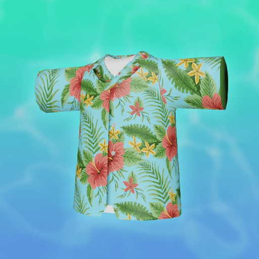 Hawaiian Shirt Blue