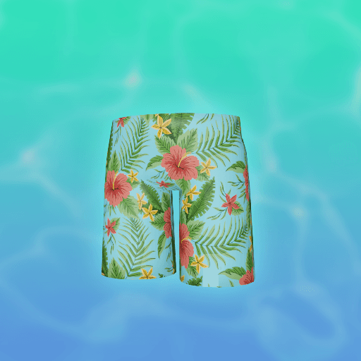 Hawaiian Shorts Blue